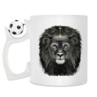 Кружка с футбольным мячиком