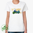 Женская футболка органик