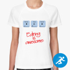 Женская спортивная футболка