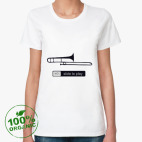 Женская футболка органик
