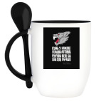 Кружка с ложкой