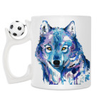 Кружка с футбольным мячиком