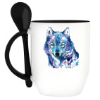 Кружка с ложкой