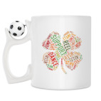 Кружка с футбольным мячиком
