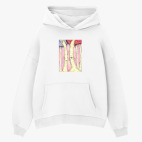 Толстовка худи оверсайз