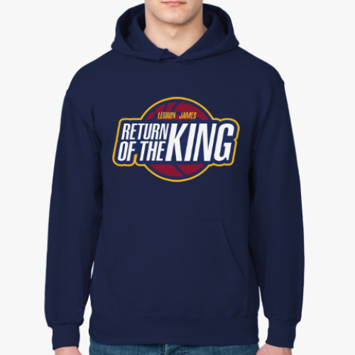 Толстовка худи с принтом Возвращение короля