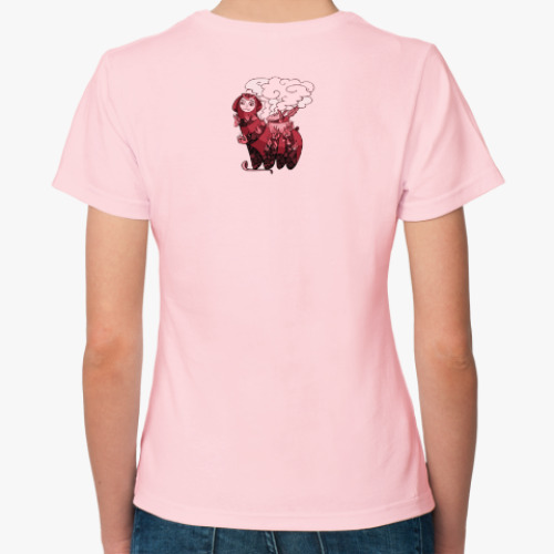 Женская футболка с принтом стихии природы