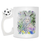 Кружка с футбольным мячиком