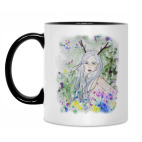 Кружка двухцветная