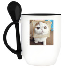 Кружка с ложкой