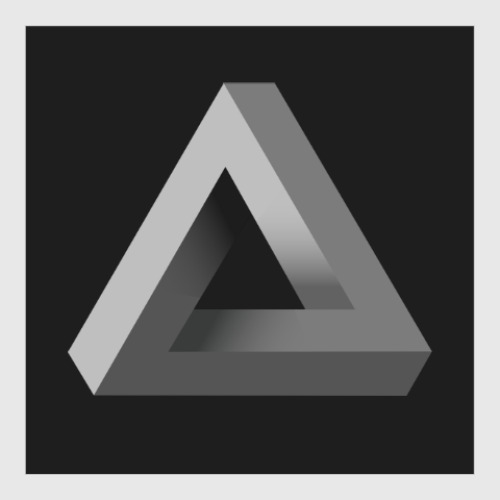 Постер Невозможный Треугольник 3D