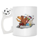 Кружка с футбольным мячиком