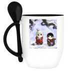 Кружка с ложкой