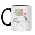 Кружка двухцветная