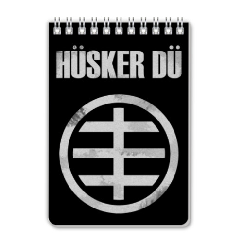 Блокнот с принтом Husker Du