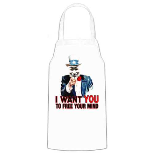 Фартук Anonymous Uncle Sam