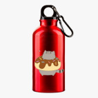 Металлическая бутылка 400 мл UV-DTF