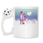 Кружка с футбольным мячиком