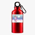 Металлическая бутылка 400 мл UV-DTF