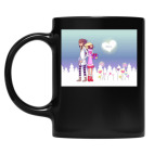 Кружка цветная UV-DTF