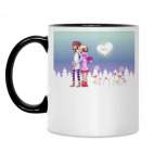 Кружка двухцветная