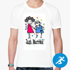 Мужская спортивная футболка