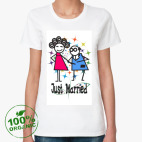 Женская футболка органик