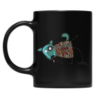 Кружка цветная UV-DTF