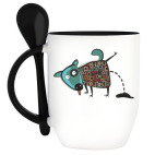 Кружка с ложкой