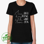 Женская футболка органик