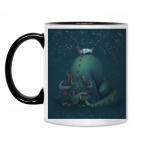 Кружка двухцветная