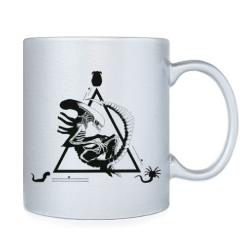 Кружка с принтом чужой