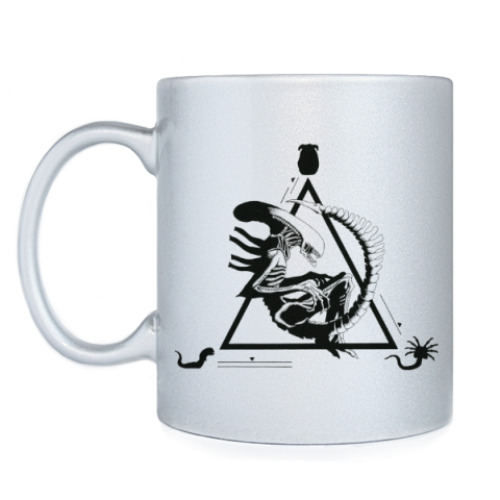 Кружка с принтом чужой