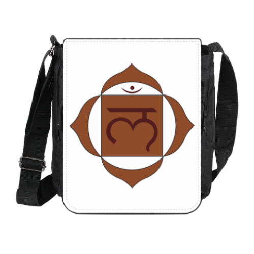 Сумка на плечо (мини-планшет) с принтом Янтра Сатурна