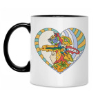 Кружка двухцветная