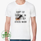 Мужская футболка органик