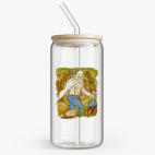 Банка с бамбуковой крышкой