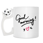 Кружка с футбольным мячиком