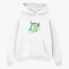 Толстовка худи оверсайз