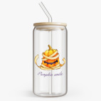 Банка с бамбуковой крышкой