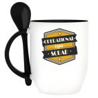 Кружка с ложкой