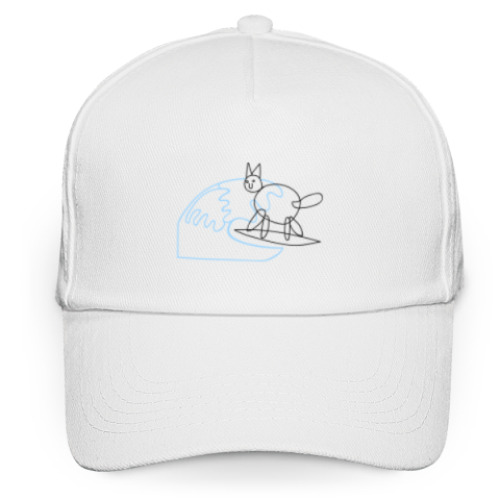 Кепка бейсболка Кот серфер