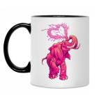 Кружка двухцветная