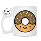 Кружка с футбольным мячиком