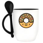 Кружка с ложкой