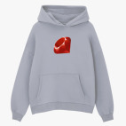 Толстовка худи оверсайз