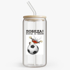 Банка с бамбуковой крышкой