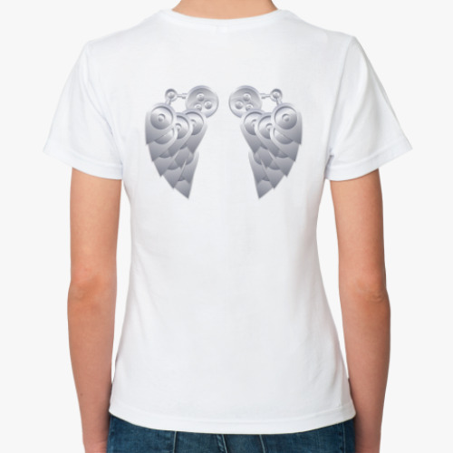 Классическая футболка с принтом Metalowl