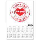 Печать I Love You