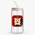 Банка с бамбуковой крышкой